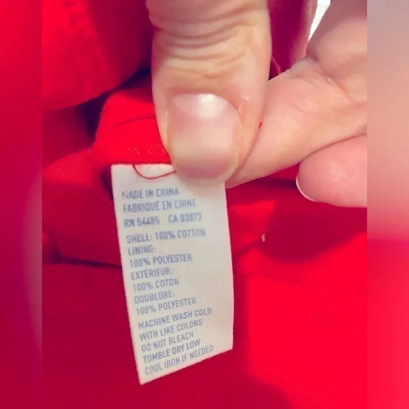 American eagle size 6 red dress - Picture 6 of 6